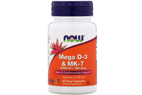 Now Mega D-3 MK-7 5000 iu 60 кап