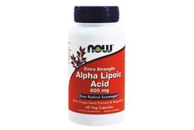 Now Alpha Lipoic Acid 600 мг 60 кап