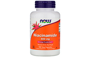 Now Niacinamide 500 мг 100 кап