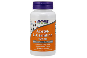 Now Acetyl L-Carnitin 500 мг 50 кап