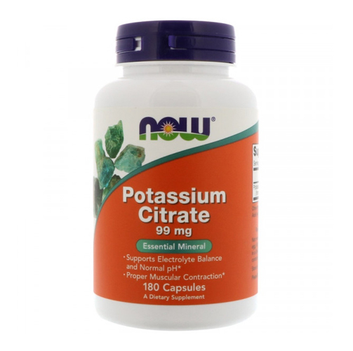 Now Potassium Citrate (Калий) 180 кап