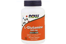 Now L-Glutamine 500 мг 120 кап